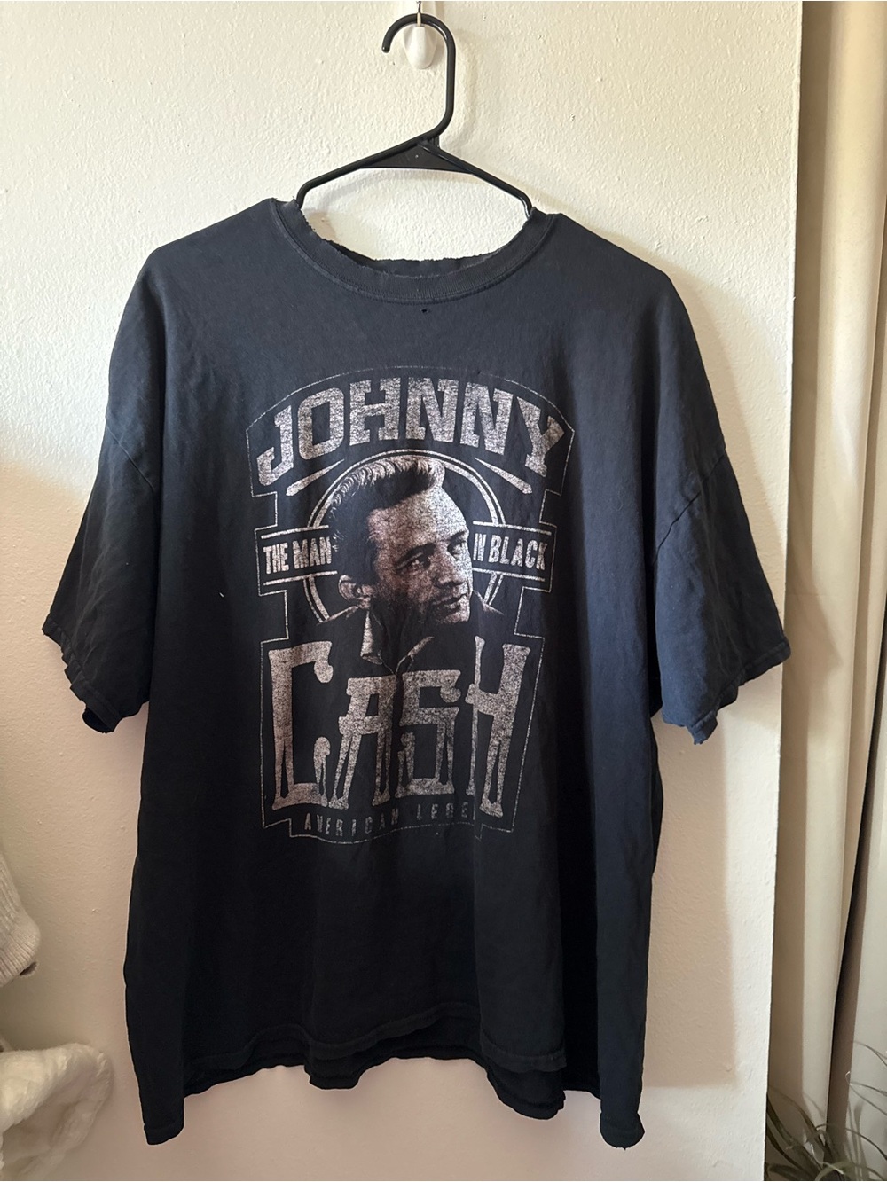 Johnny Cash Black Graphic Tee - Classic Rock Band Shirt